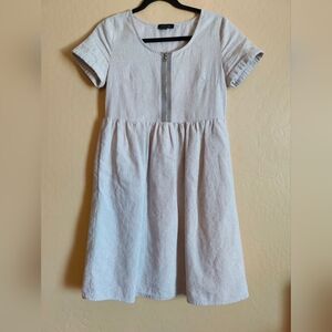 Roolee Linen/Cotton Blend Babydoll Dress